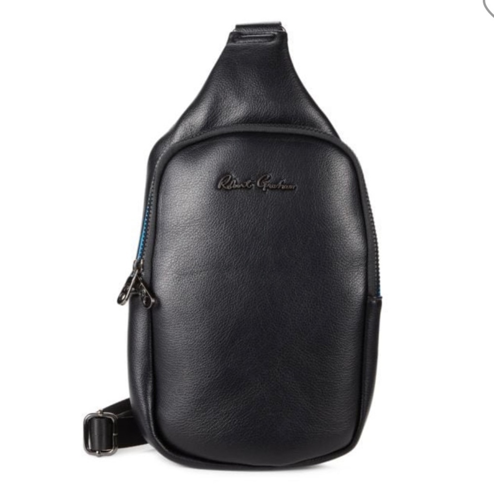 Robert Graham men’s leather sling bag